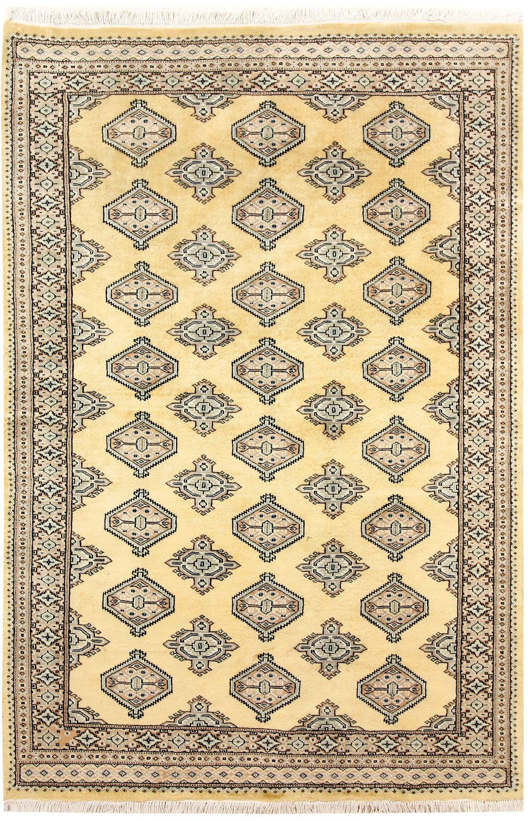 Pale Goldenrod Jaldar 4' 5 x 6' 7 - No. 58730 - ALRUG Rug Store
