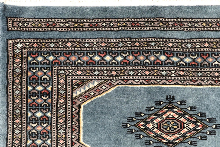 Light Slate Grey Jaldar 2' 7 x 6' 3 - No. 58734 - ALRUG Rug Store