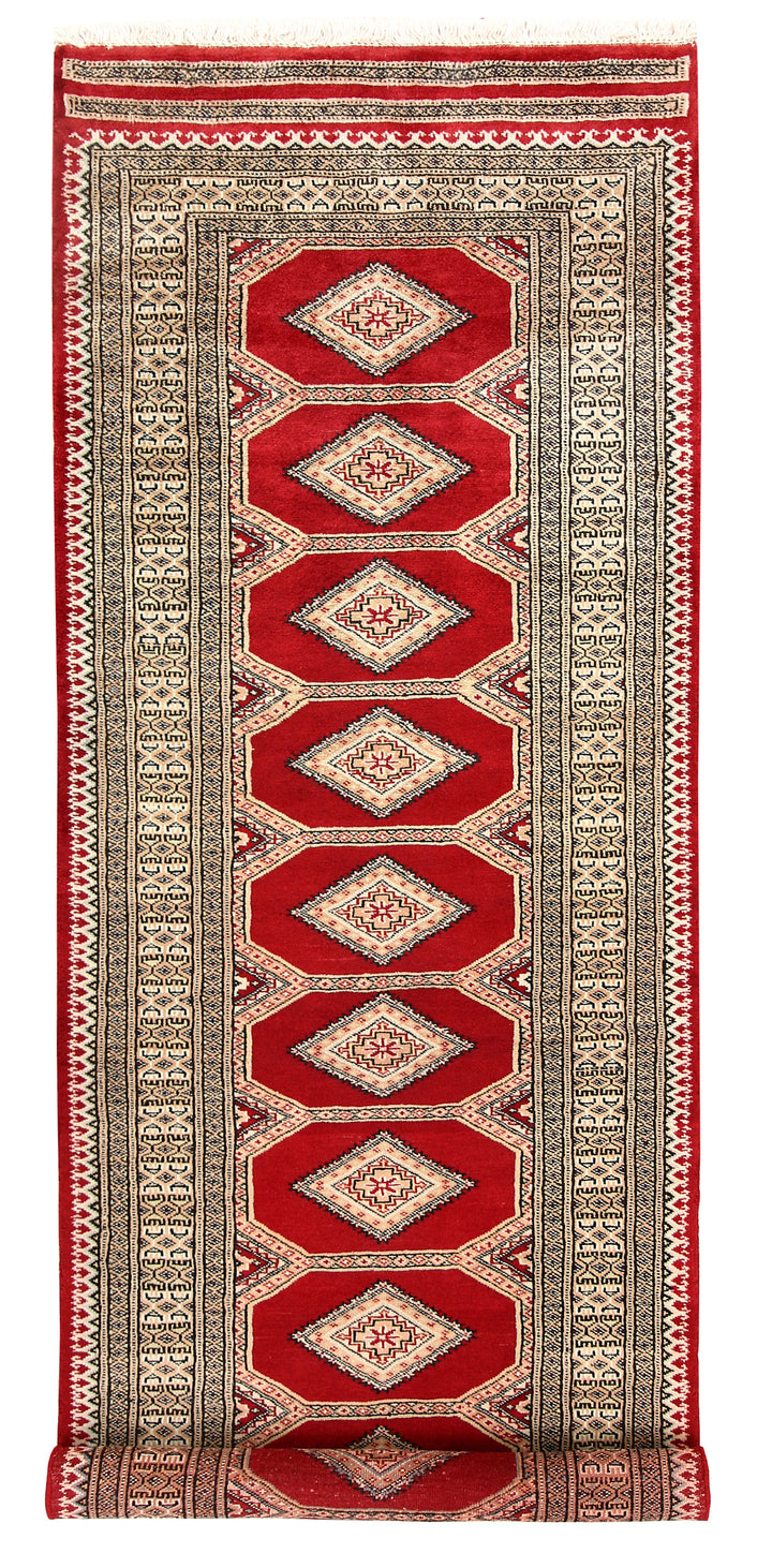Firebrick Jaldar 2' 7 x 7' 7 - No. 58744 - ALRUG Rug Store