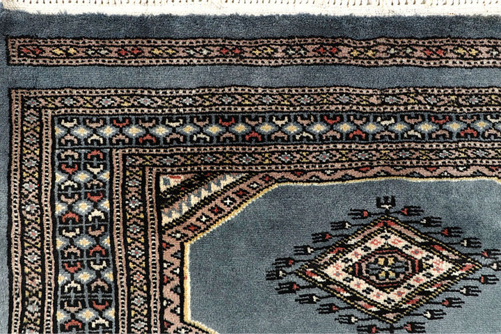 Light Slate Grey Jaldar 2' 7 x 10' 6 - No. 58770 - ALRUG Rug Store