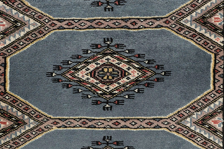 Light Slate Grey Jaldar 2' 7 x 10' 6 - No. 58770 - ALRUG Rug Store