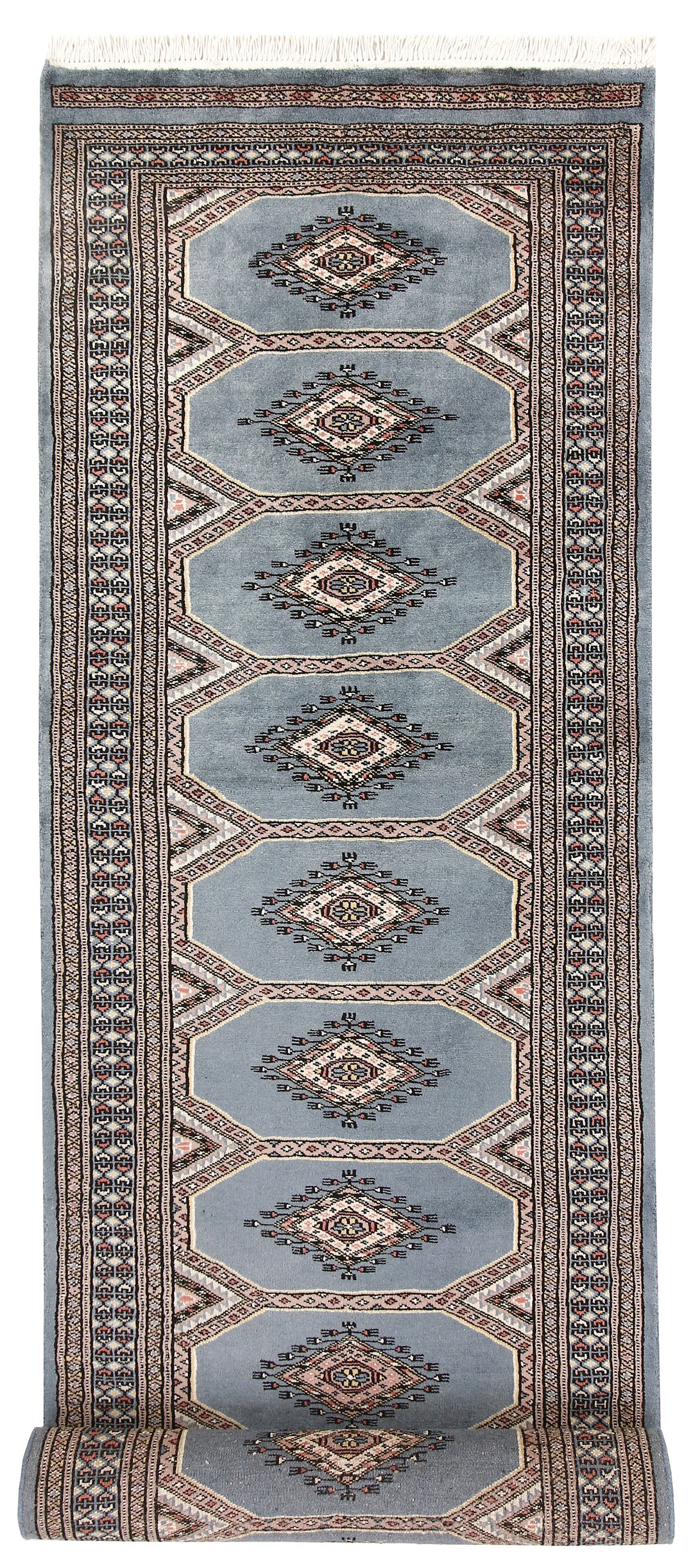 Light Slate Grey Jaldar 2' 7 x 10' 6 - No. 58770 - ALRUG Rug Store