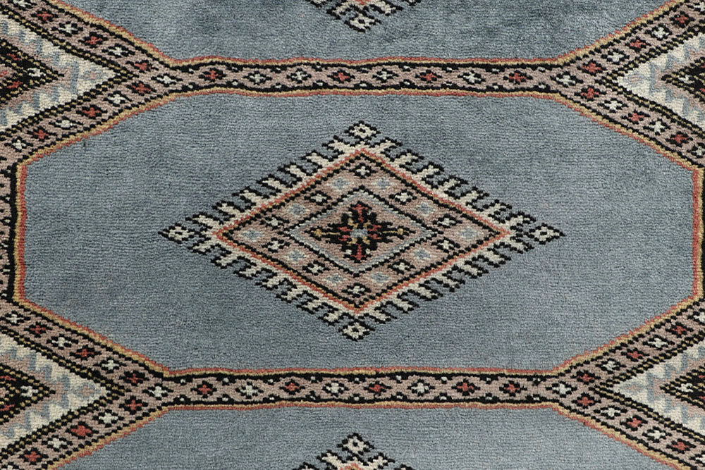 Light Slate Grey Jaldar 2' 7 x 10' 6 - No. 58771 - ALRUG Rug Store