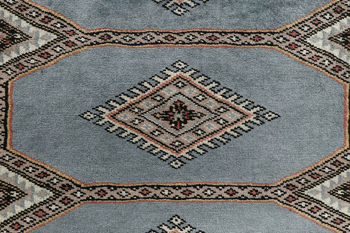 Light Slate Grey Jaldar 2'  7" x 10'  6" - No. QA67153