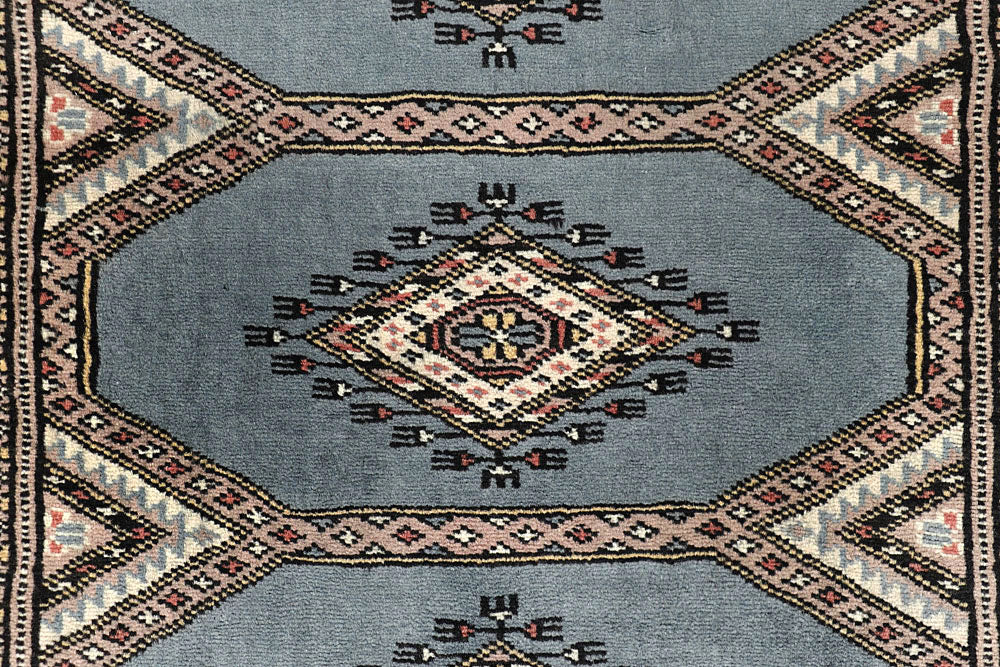 Light Slate Grey Jaldar 2' 6 x 9' 6 - No. 58772 - ALRUG Rug Store