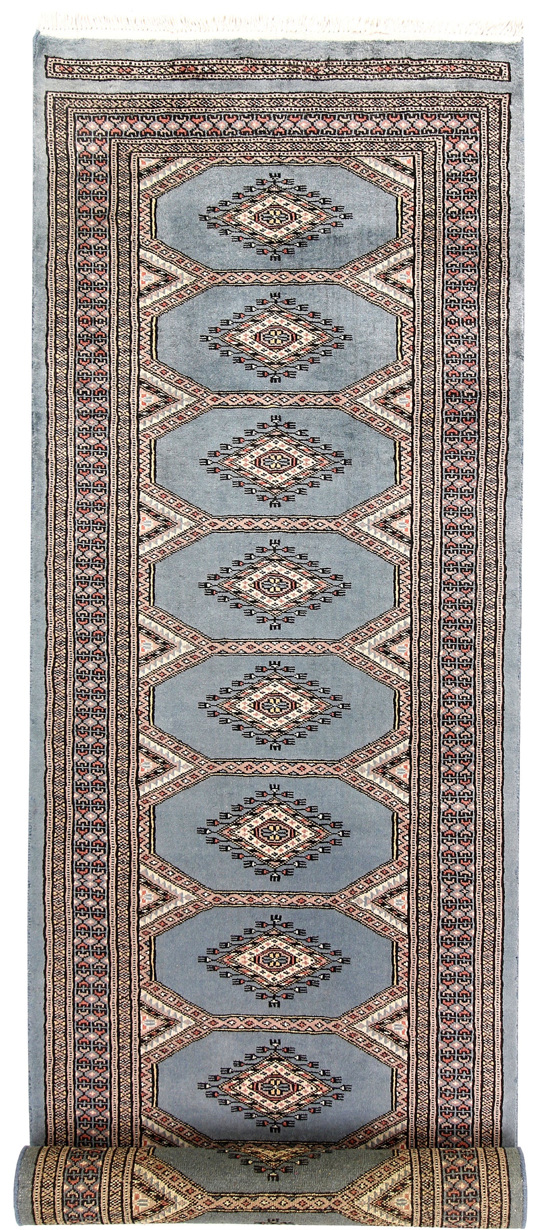 Light Slate Grey Jaldar 2' 6 x 9' 6 - No. 58772 - ALRUG Rug Store