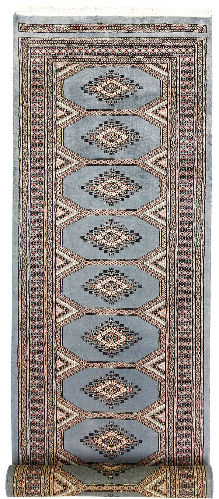 Light Slate Grey Jaldar 2' 6 x 9' 6 - No. 58772 - ALRUG Rug Store