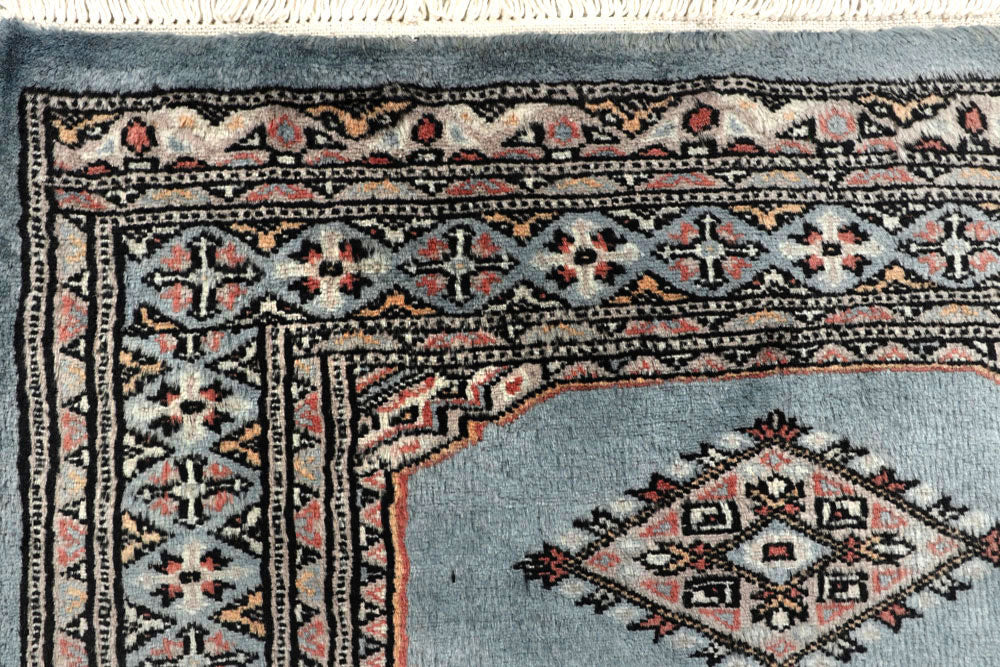 Light Slate Grey Jaldar 2' 7 x 9' 11 - No. 58774 - ALRUG Rug Store