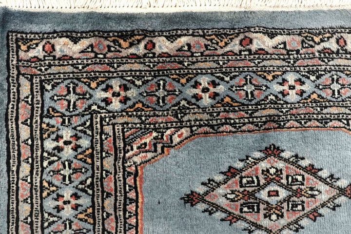 Light Slate Grey Jaldar 2' 7 x 9' 11 - No. 58774 - ALRUG Rug Store