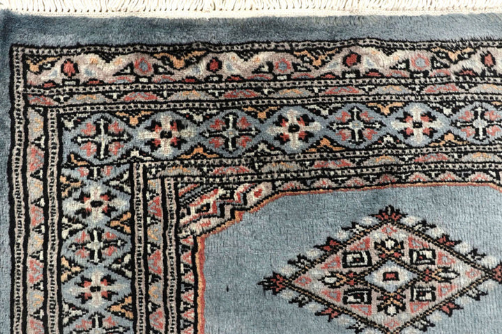 Light Slate Grey Jaldar 2'  7" x 9'  11" - No. QA38582