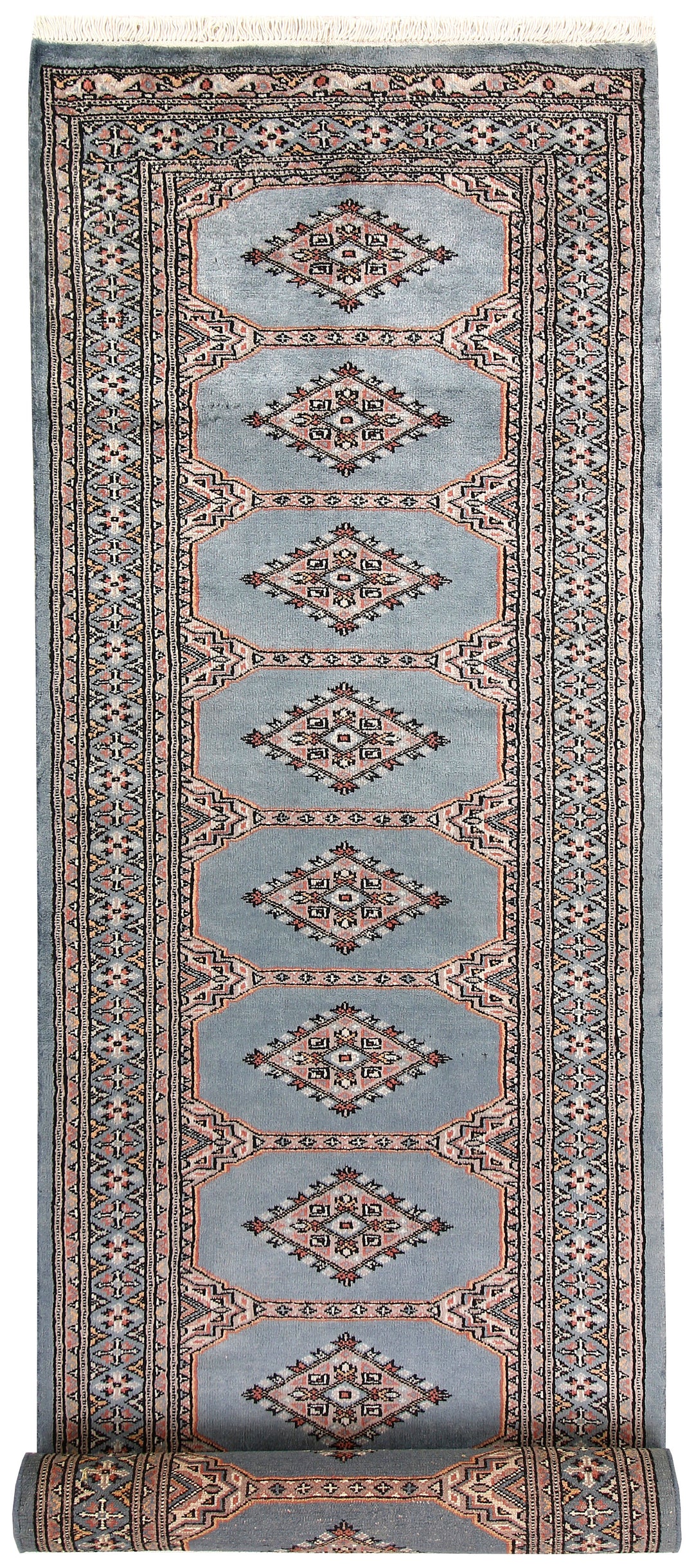 Light Slate Grey Jaldar 2' 7 x 9' 11 - No. 58774 - ALRUG Rug Store