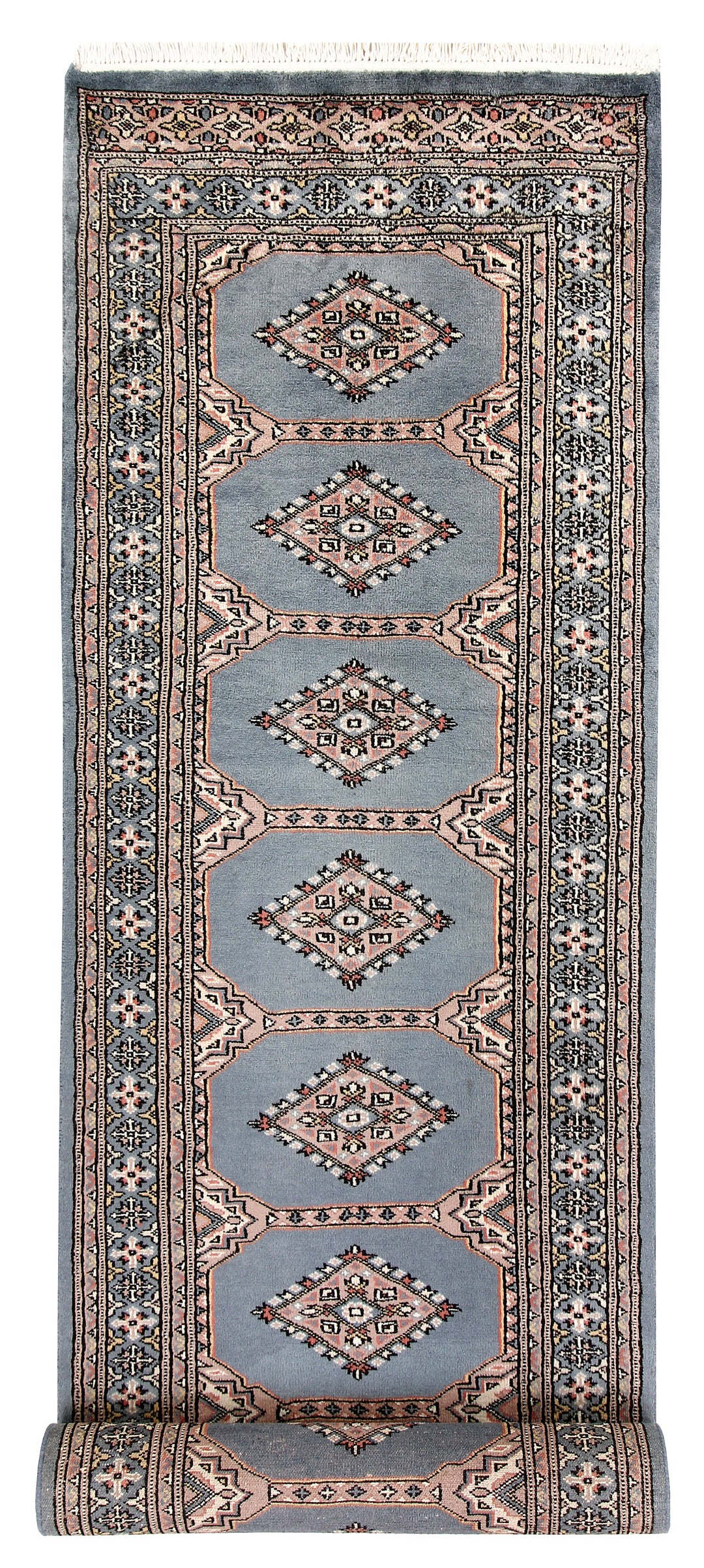 Light Slate Grey Jaldar 2' 6 x 10' 5 - No. 58775 - ALRUG Rug Store