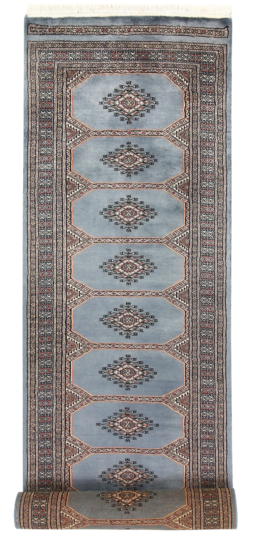 Light Slate Grey Jaldar 2' 6 x 10' - No. 58777 - ALRUG Rug Store