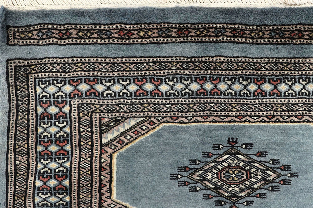 Light Slate Grey Jaldar 2'  7" x 9'  9" - No. QA44528