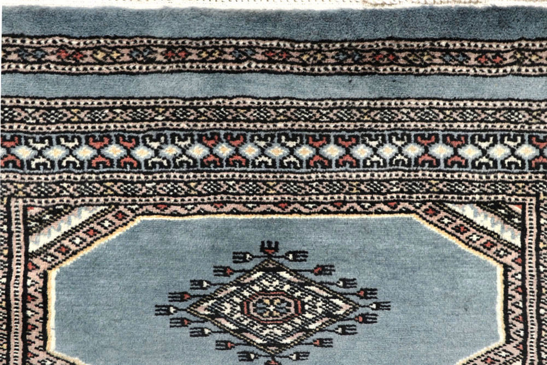 Light Slate Grey Jaldar 2'  7" x 9'  9" - No. QA44528