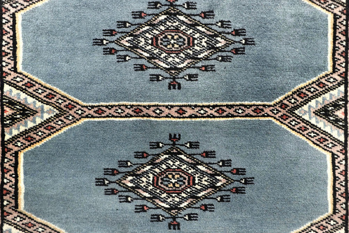 Light Slate Grey Jaldar 2' 7 x 9' 9 - No. 58779 - ALRUG Rug Store