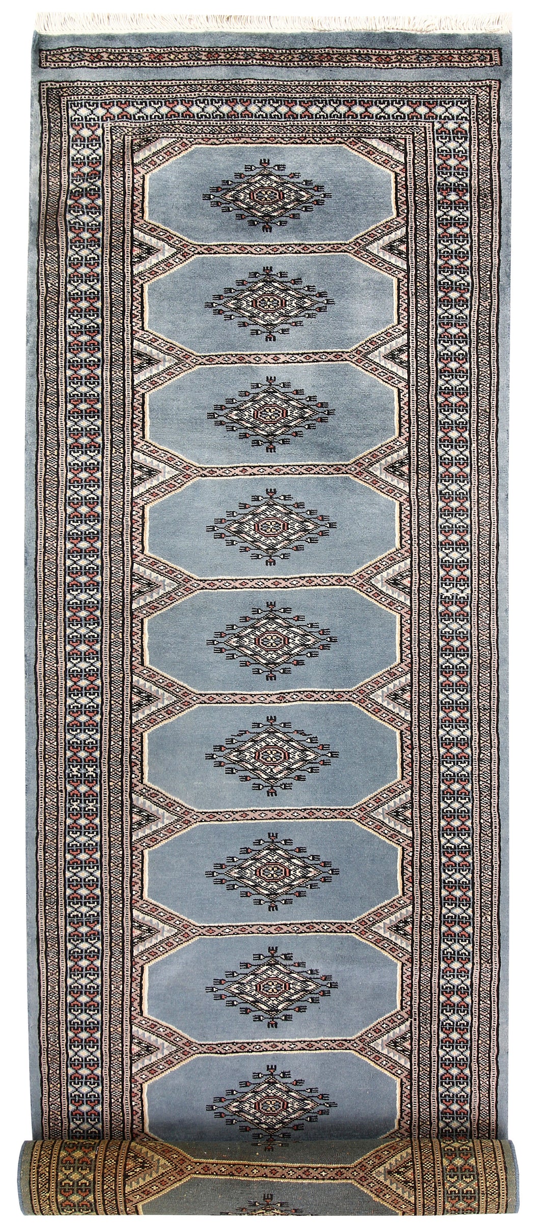 Light Slate Grey Jaldar 2' 7 x 9' 9 - No. 58779 - ALRUG Rug Store