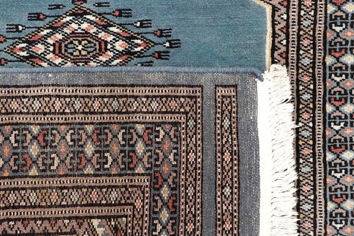 Steel Blue Jaldar 2' 7 x 10' 1 - No. 58780 - ALRUG Rug Store