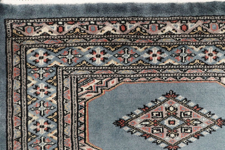 Light Slate Grey Jaldar 2' 7 x 9' 9 - No. 58781 - ALRUG Rug Store