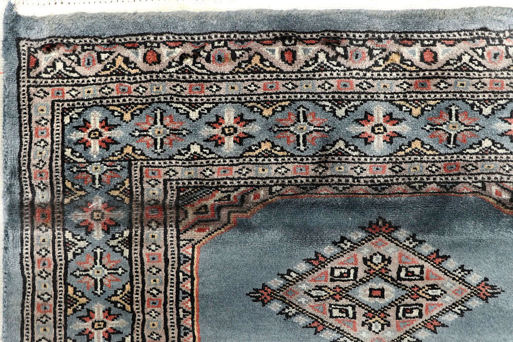 Light Slate Grey Jaldar 2' 7 x 10' 3 - No. 58782 - ALRUG Rug Store