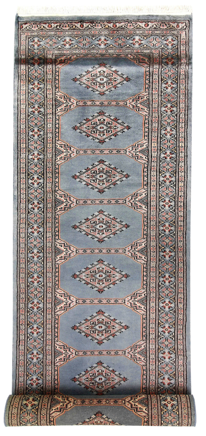 Light Slate Grey Jaldar 2' 7 x 10' 3 - No. 58782 - ALRUG Rug Store