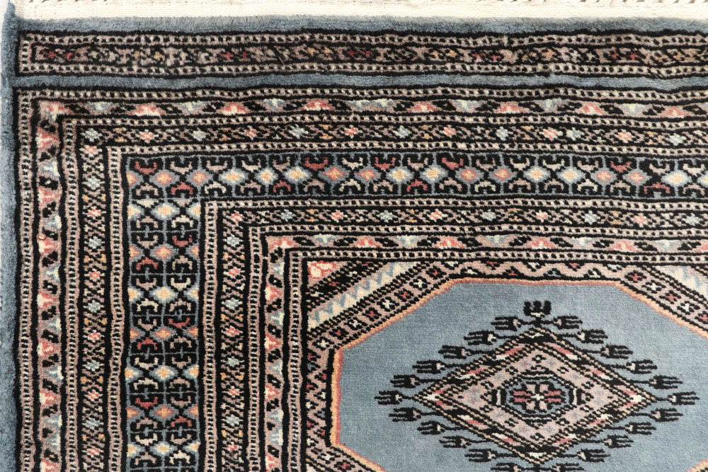 Light Slate Grey Jaldar 2' 6 x 10' - No. 58783 - ALRUG Rug Store