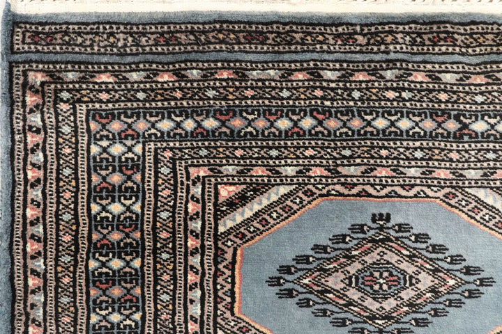 Light Slate Grey Jaldar 2' 6 x 10' - No. 58783 - ALRUG Rug Store