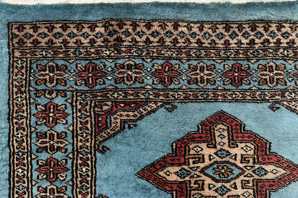 Light Steel Blue Jaldar 2' 7 x 9' 11 - No. 58802 - ALRUG Rug Store