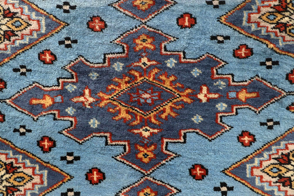 Light Steel Blue Jaldar 2' 7 x 9' 6 - No. 58803 - ALRUG Rug Store