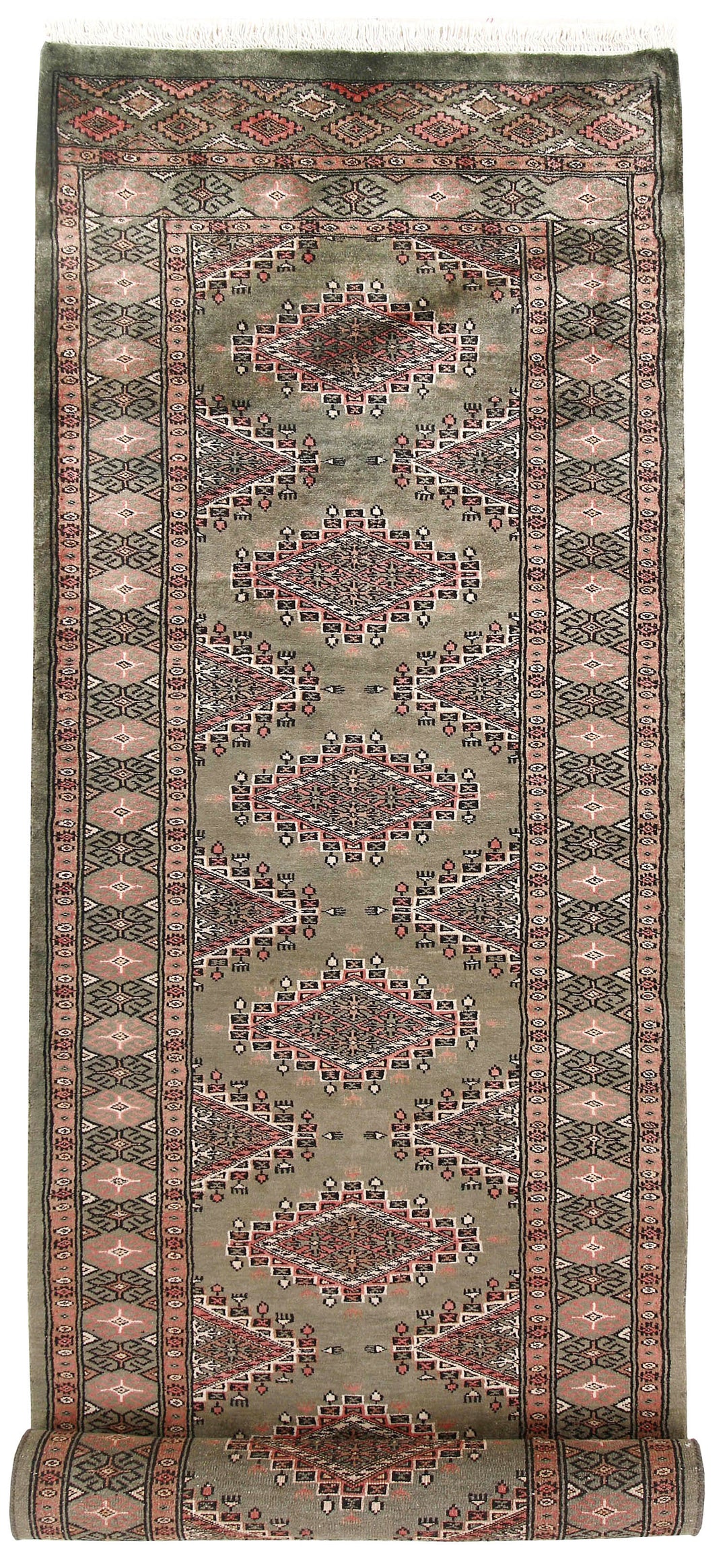 Dark Sea Green Jaldar 2' 7 x 9' 9 - No. 58807 - ALRUG Rug Store