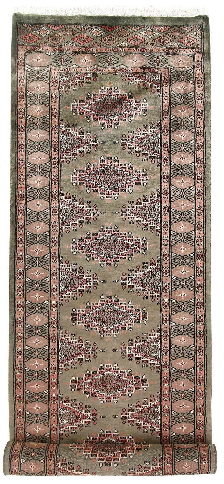 Dark Sea Green Jaldar 2' 7 x 9' 9 - No. 58807 - ALRUG Rug Store