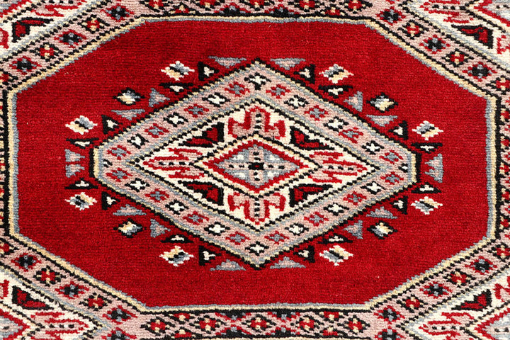 Red Jaldar 2'  6" x 10'  3" - No. QA73372