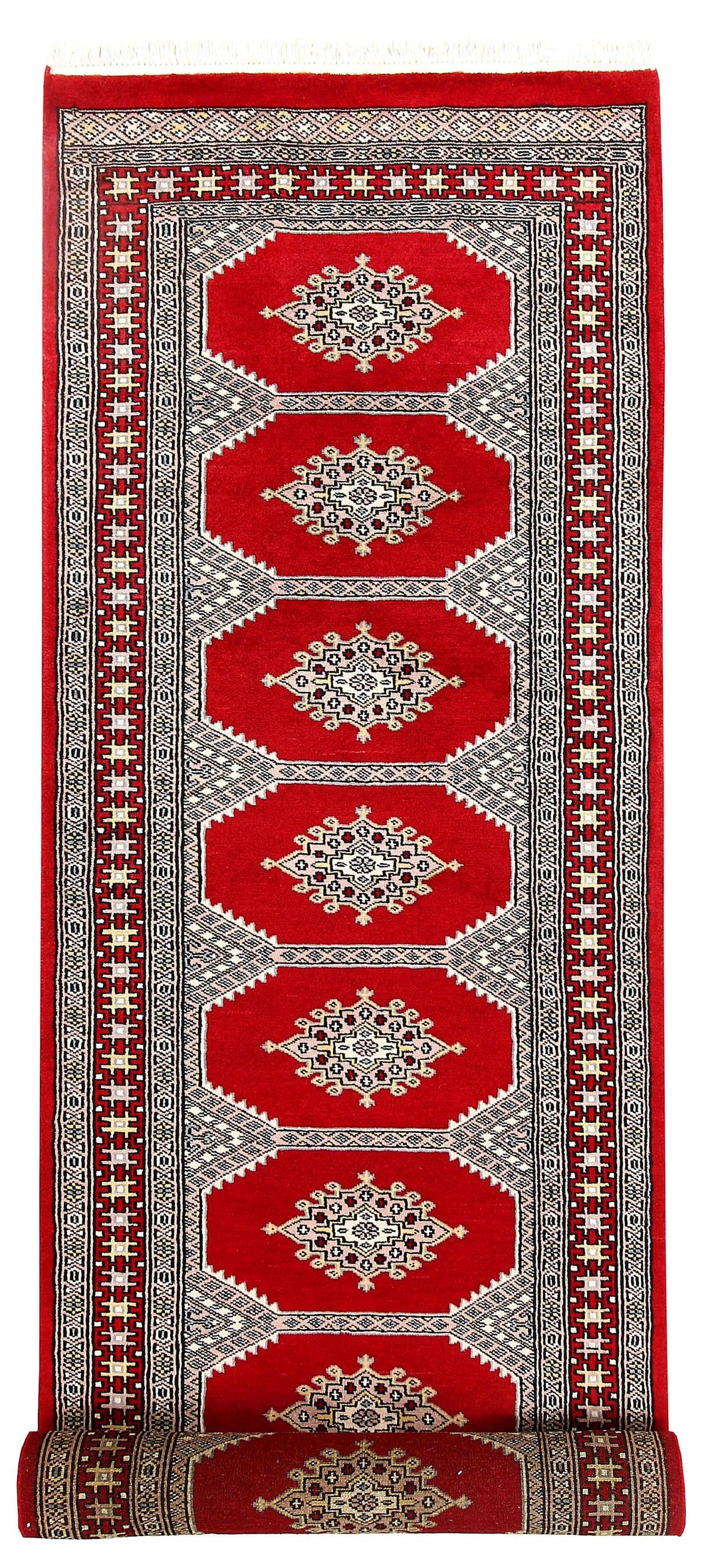 Firebrick Jaldar 2' 6 x 10' 3 - No. 58836 - ALRUG Rug Store