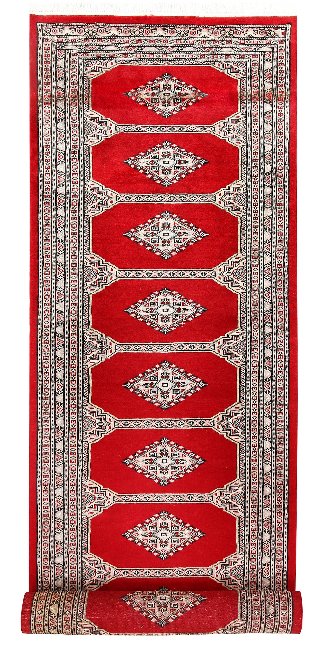 Firebrick Jaldar 2' 7 x 10' 6 - No. 58838 - ALRUG Rug Store