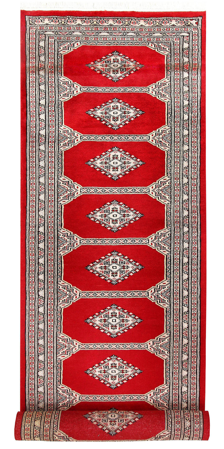 Firebrick Jaldar 2' 7 x 10' 6 - No. 58838 - ALRUG Rug Store