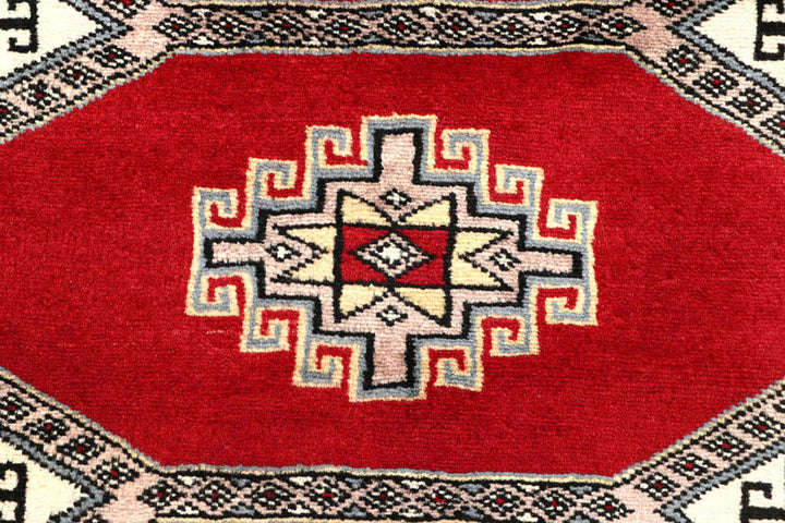 Red Jaldar 2'  7" x 10'  4" - No. QA56563