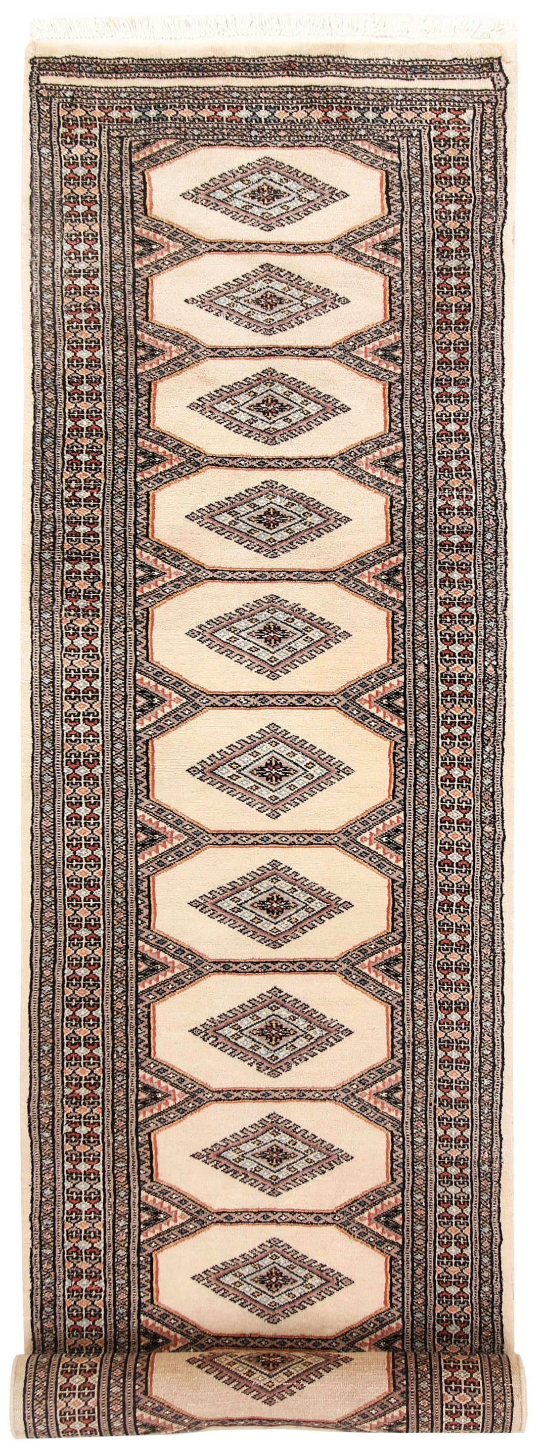 Antique White Jaldar 2' 4 x 9' 1 - No. 58902 - ALRUG Rug Store