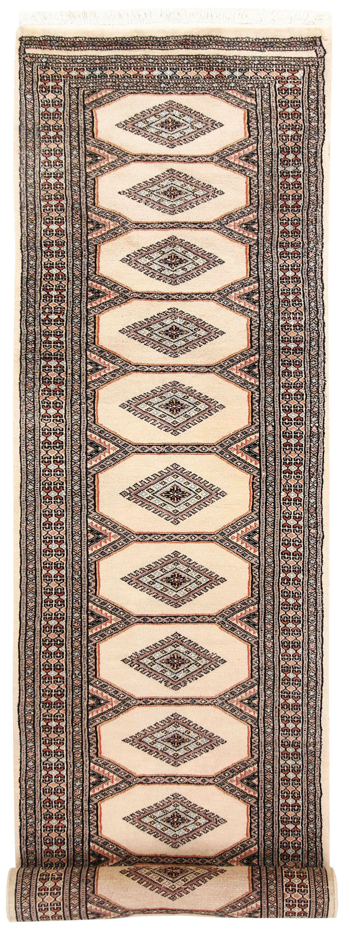 Antique White Jaldar 2' 4 x 9' 1 - No. 58902 - ALRUG Rug Store