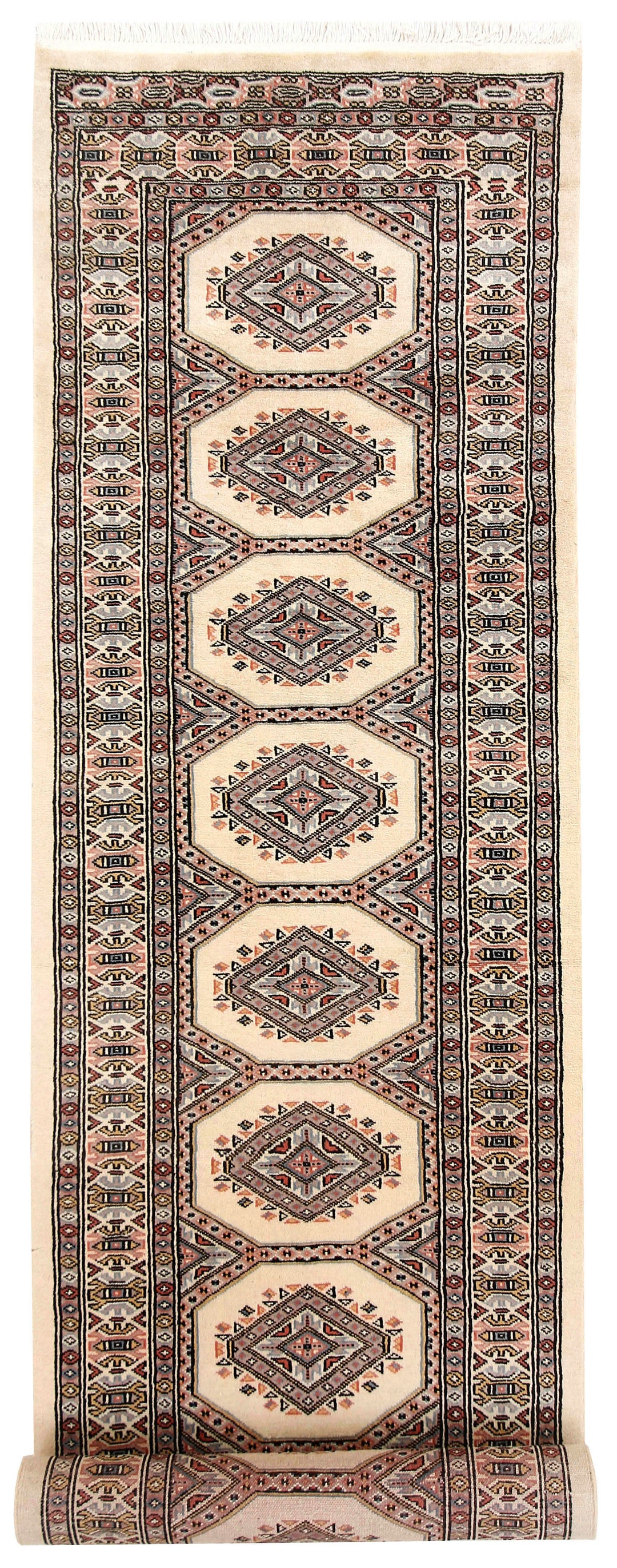 Antique White Jaldar 2' 4 x 9' 9 - No. 58904 - ALRUG Rug Store