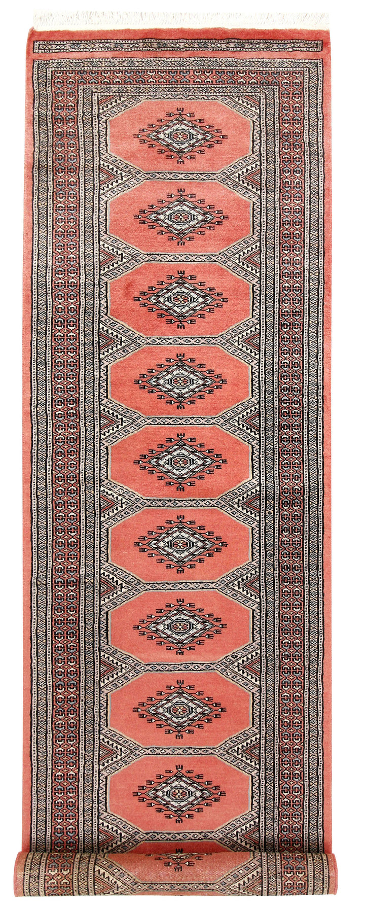 Light Salmon Jaldar 2' 4 x 9' 2 - No. 58916 - ALRUG Rug Store