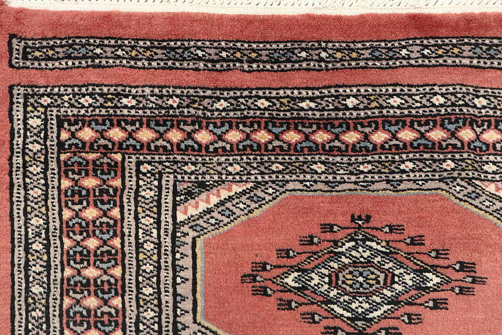 Light Salmon Jaldar 2' 4 x 9' 1 - No. 58918 - ALRUG Rug Store
