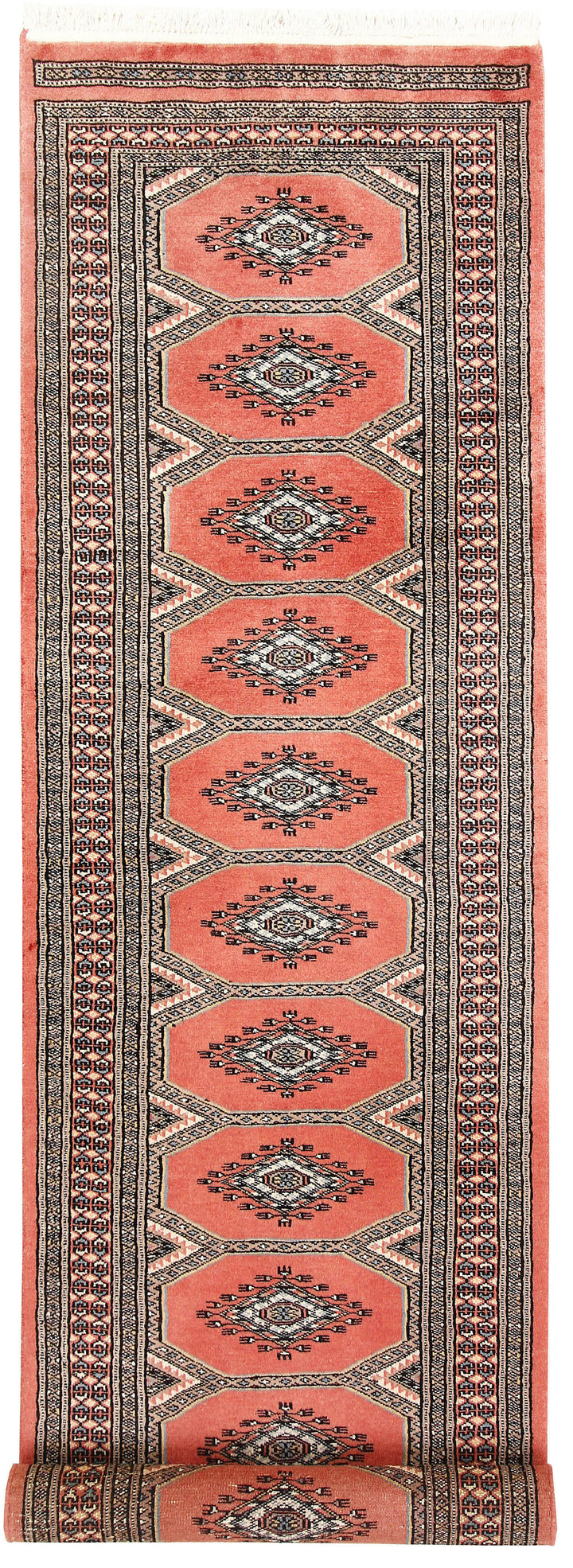 Light Salmon Jaldar 2'  3" x 8'  8" - No. QA19837