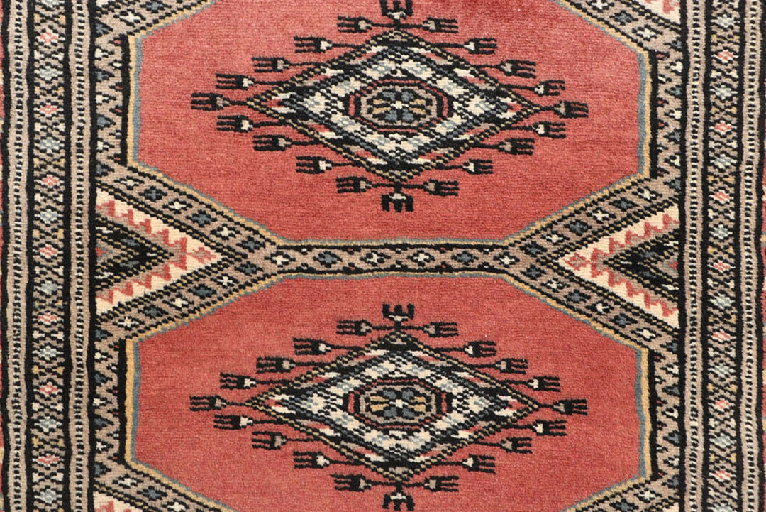 Light Salmon Jaldar 2'  4" x 9'  5" - No. QA46717