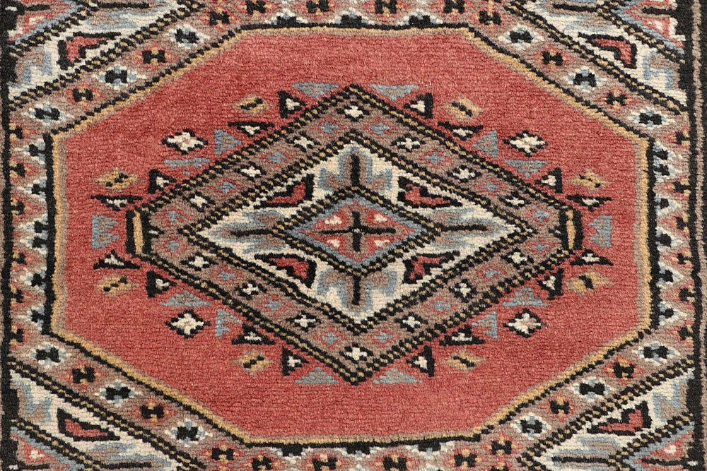Light Salmon Jaldar 2' 4 x 9' 1 - No. 58921 - ALRUG Rug Store