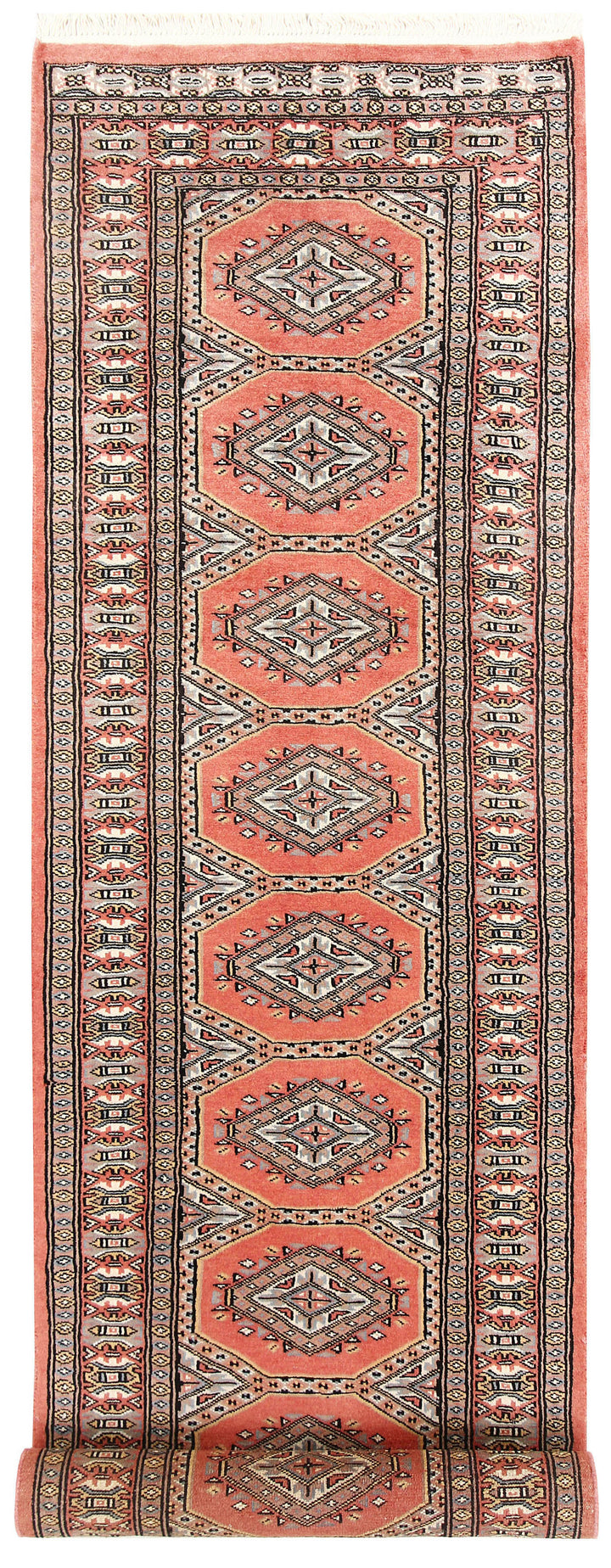 Light Salmon Jaldar 2'  4" x 9'  1" - No. QA51229