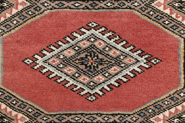 Light Salmon Jaldar 2' 4 x 9' 2 - No. 58926 - ALRUG Rug Store