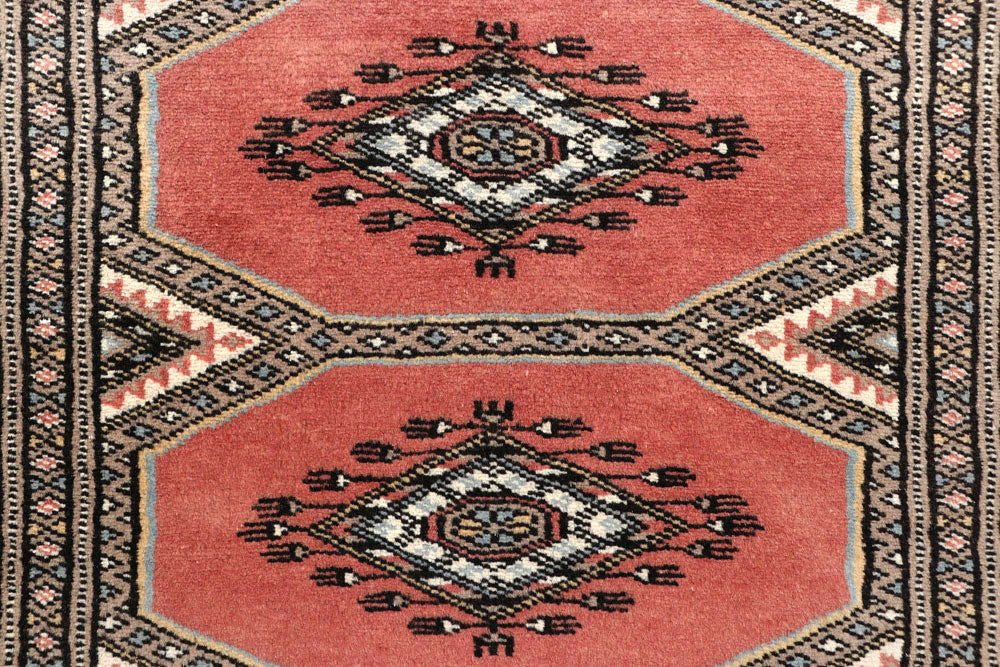 Light Salmon Jaldar 2' 4 x 9' 4 - No. 58928 - ALRUG Rug Store