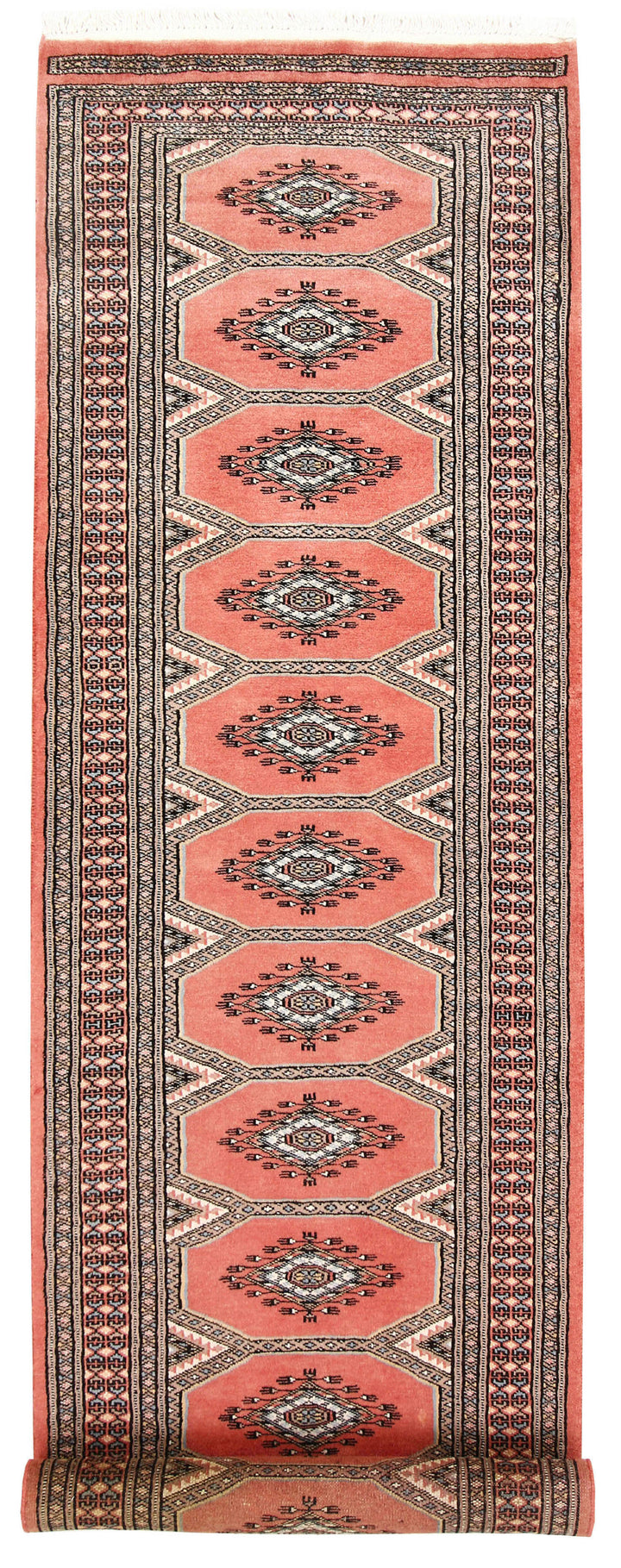 Light Salmon Jaldar 2'  4" x 9'  4" - No. QA17309