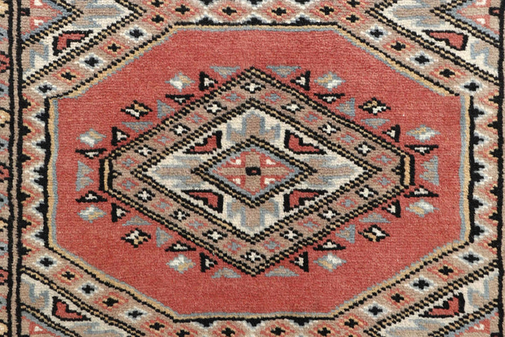 Light Salmon Jaldar 2'  4" x 9'  2" - No. QA99577