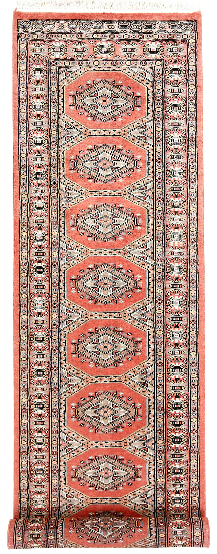 Light Salmon Jaldar 2'  4" x 9'  2" - No. QA99577